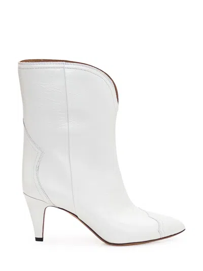 Shop Isabel Marant Dytho Boot In White