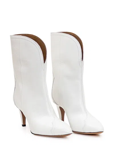 Shop Isabel Marant Dytho Boot In White