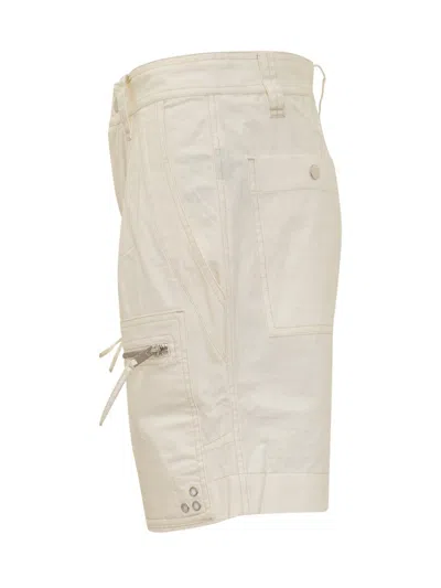 Shop Isabel Marant Étoile Kynan Shorts In White