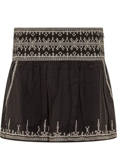 Shop Isabel Marant Étoile Miniskirt In Black