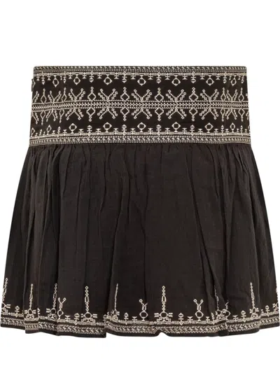 Shop Isabel Marant Étoile Miniskirt In Black