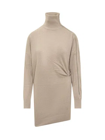 Shop Isabel Marant Gaelys Dress In Beige