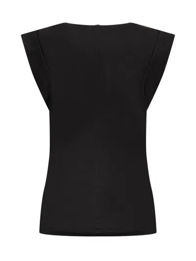 Shop Isabel Marant Maisan-gd T-shirt In Black