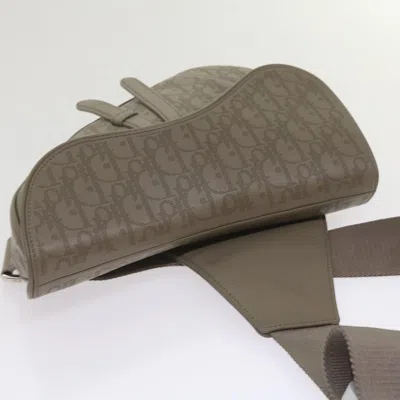 Shop Dior Saddle Beige Canvas Shoulder Bag ()