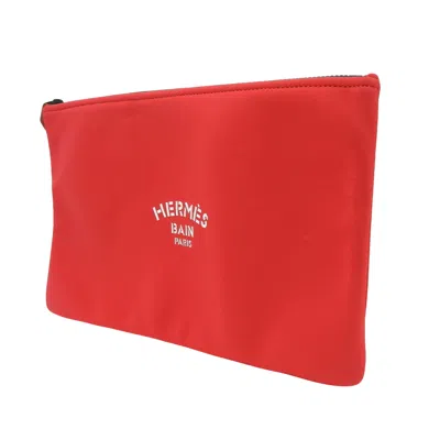 Shop Hermes Hermès Kara Red Synthetic Clutch Bag ()