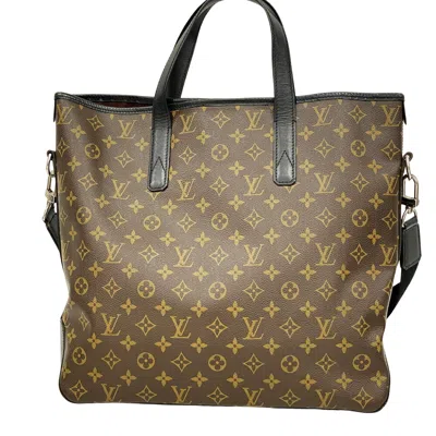 Pre-owned Louis Vuitton Davis Brown Canvas Shoulder Bag ()