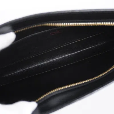 Pre-owned Louis Vuitton Pochette Homme Black Leather Clutch Bag ()