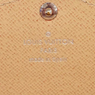 Pre-owned Louis Vuitton Portefeuille Sarah Beige Leather Wallet  ()