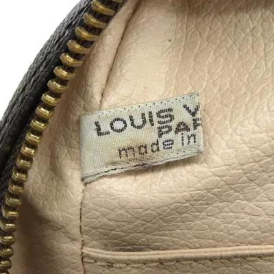 Pre-owned Louis Vuitton Trousse De Toilette 25 Brown Canvas Clutch Bag ()