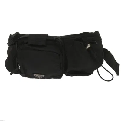 Shop Prada Black Synthetic Shoulder Bag ()
