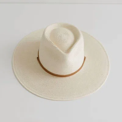 Shop Gigi Pip Women's River Guatemalan Palm Hat In Ivory In Multi