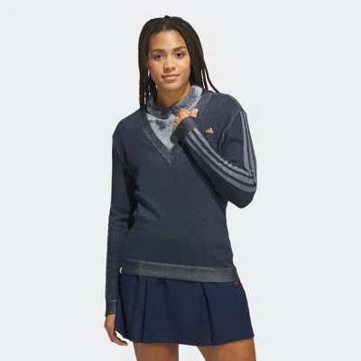 Shop Adidas Originals Women's Adidas Made To Be Remade V-neck Pullover Sweater In Multi