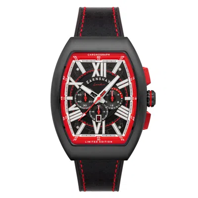 Shop Thomas Earnshaw Men's Supremacy 45mm Quartz Watch In Black