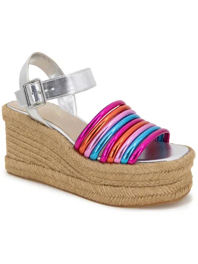 Shop Kenneth Cole New York Shelby Womens Striped Espadrilles In Multi