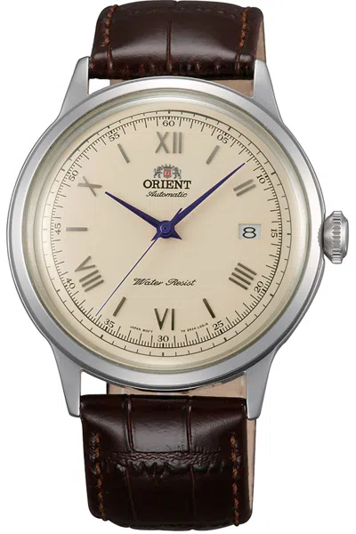 Shop Orient Men's Fac00009n0 Bambino V2 41mm Automatic Watch In Brown