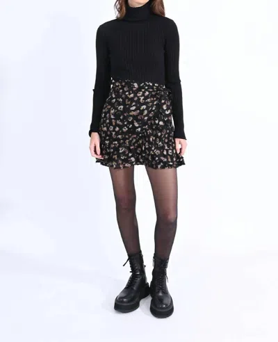 Shop Molly Bracken Light As A Flower Skirt In Black