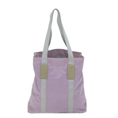 Shop Prada Tessuto Synthetic Tote Bag () In Purple