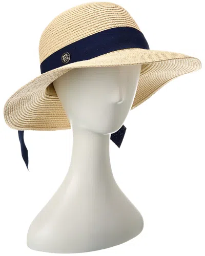 Shop Bruno Magli Straw Sun Hat In Brown