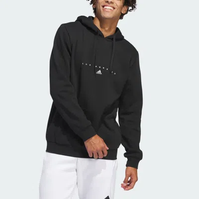 Shop Adidas Originals Men's Adidas La Graphic Hoodie In Black