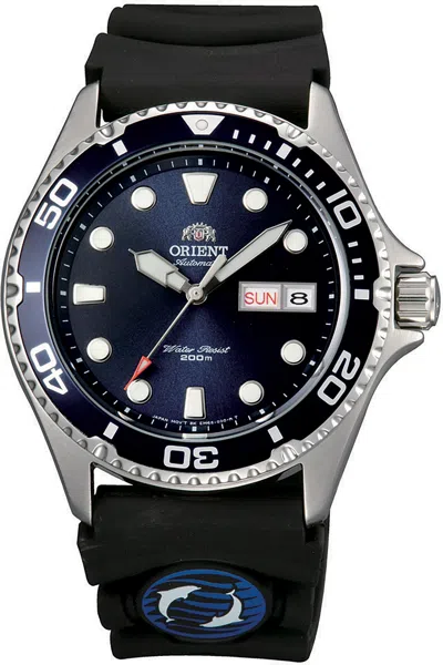 Shop Orient Men's Faa02008d9 Sport Mako 2 42mm Automatic Watch In Black