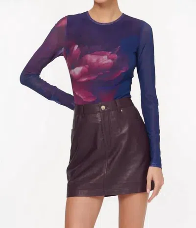 CAMI NYC BROOKS BODYSUIT IN MACRO FLORAL 