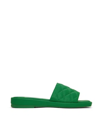 Shop Matt & Nat Women's Brie Vegan Sandals In Green