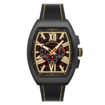 Shop Thomas Earnshaw Men's Supremacy 45mm Quartz Watch In Black