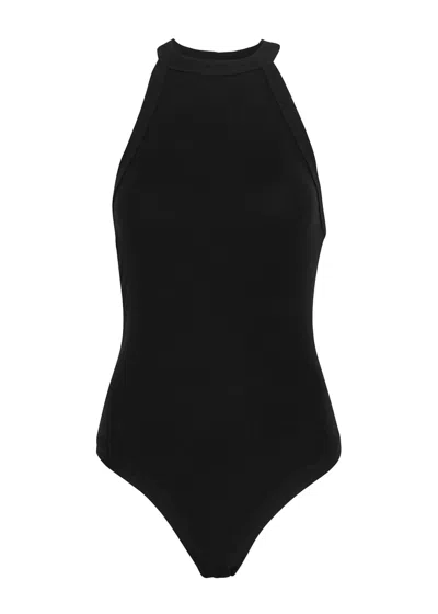Alix Nyc Paxton Bodysuit In Black In Black