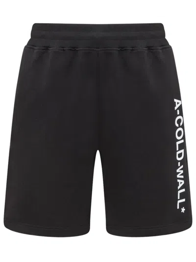 Shop A-cold-wall* A-cold-wall Shorts With Logo In Black