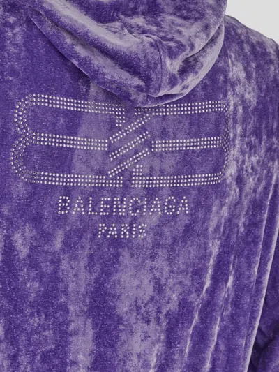 Shop Balenciaga Sweaters In Purple