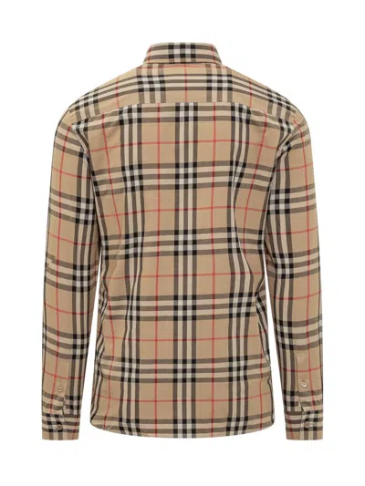 Shop Burberry Shirt In Brown