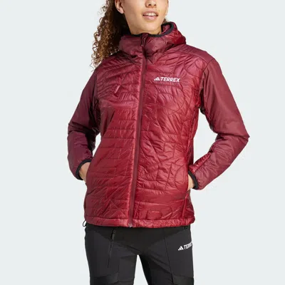 Shop Adidas Originals Women's Adidas Terrex Xperior Varilite Primaloft Hooded Jacket In Multi