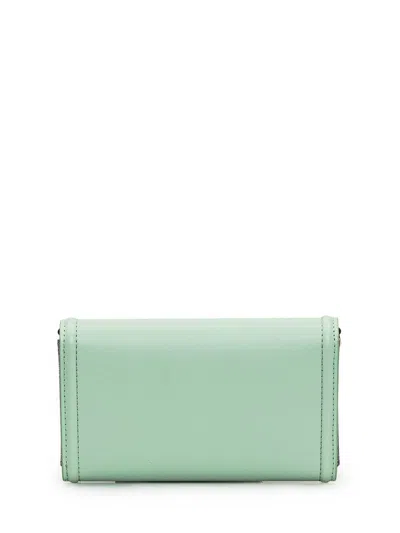 Shop Chiara Ferragni Eyelike Wallet In Green
