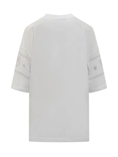 Shop Chiara Ferragni Logomania T-shirt 640 In White