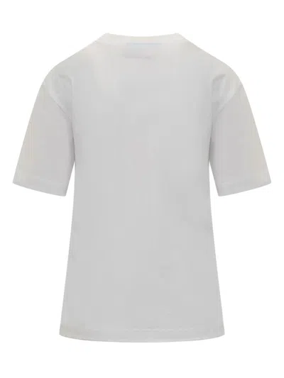Shop Chiara Ferragni T-shirt Ferragni 610 In White