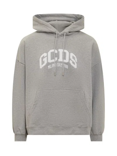 Shop Gcds Loose Sweatshirt In Grey