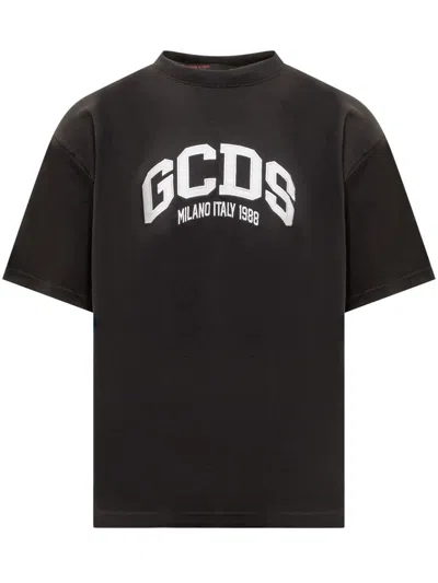 Shop Gcds Loose T-shirt In Black