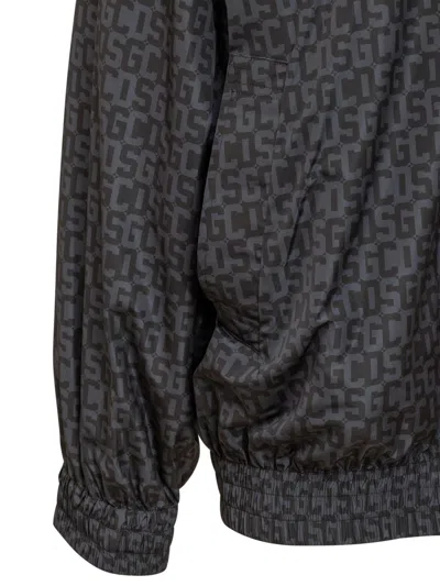 Gcds Reversible Lightweight Windproof Jacket In Black