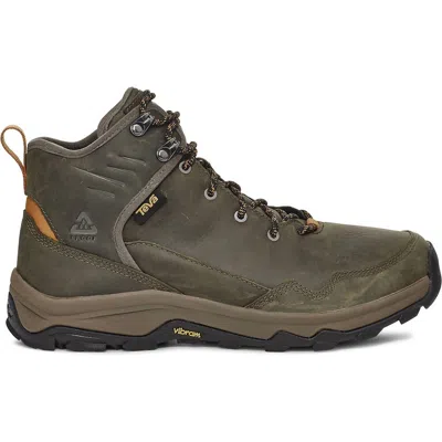 Shop Teva Men's Riva Mid Rp Hiking Boot In Dark Olive In Grey