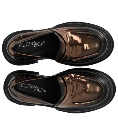 Shop Elena Iachi Ruth Bronze Loafer