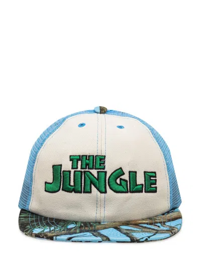 Shop Just Don Hat The Jungle In Blue