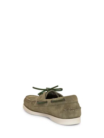 Shop Sebago Portland Moccasin Flesh Out In Green