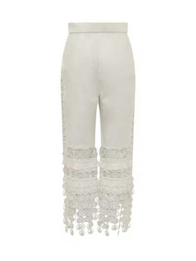 Shop Zimmermann Nautic Pants In White