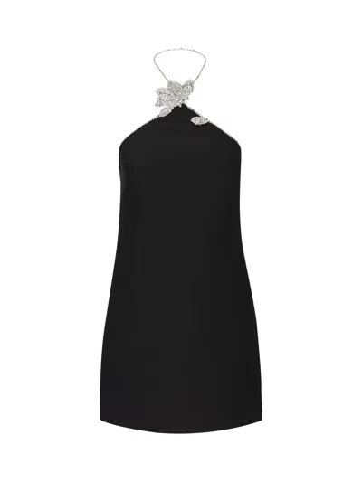 Shop Valentino Garavani Dresses In Black/silver