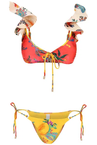 Shop Zimmermann Ginger Bikini Set In Multicolor
