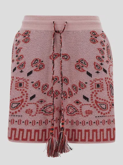 Shop Alanui Shorts In Pink