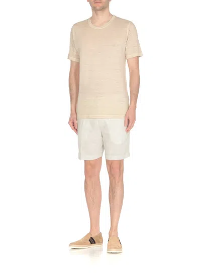 Shop 120% Lino T-shirts And Polos Beige