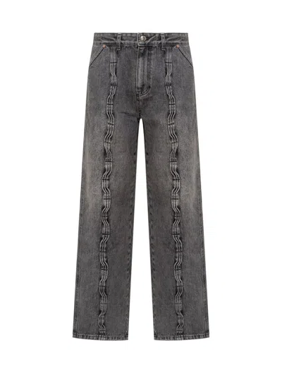 Shop Andersson Bell Wide Leg Jeans In Black