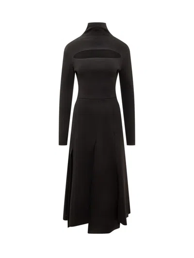 Shop A.w.a.k.e. Awake Mode Knitted Dress In Black