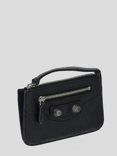 Shop Balenciaga Wallets In Black